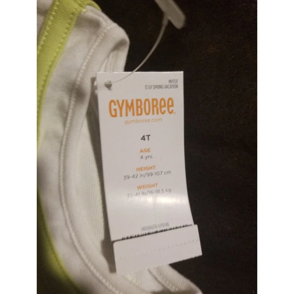 Gymboree rainbow cabana tank top 4t nwt‎